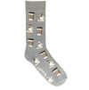 Coffee Marl Grey Patterned Socks | Lafitte | Socks For Him &amp; For Her | Thirty 16 Williamstown