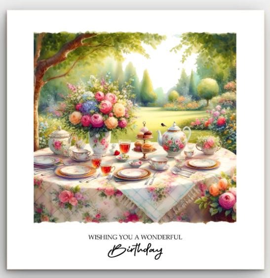 Greeting Card - Tea party | Basically Paper | Greeting Cards | Thirty 16 Williamstown