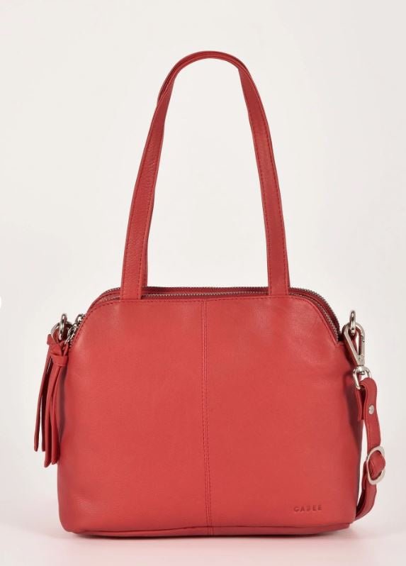 Mich Leather Mini Tote - Coral | Gabee | Leather Bags | Thirty 16 Williamstown