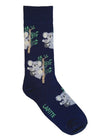 Bamboo Koala Navy Patterned Socks | Lafitte | Socks For Him &amp; For Her | Thirty 16 Williamstown