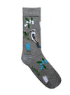 Bamboo Kookaburra Marl Grey Patterned Socks | Lafitte | Socks For Him &amp; For Her | Thirty 16 Williamstown