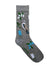 Bamboo Kookaburra Marl Grey Patterned Socks | Lafitte | Socks For Him & For Her | Thirty 16 Williamstown