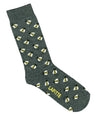 Bees Charcoal Marl Patterned Socks | Lafitte | Socks For Him &amp; For Her | Thirty 16 Williamstown