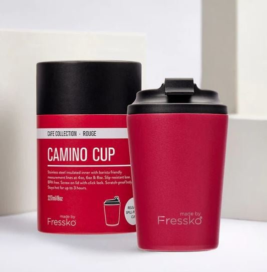 Café Collection Camino - ROUGE 12oz-340ml | Made By Fressko | Travel Mugs & Drink Bottles | Thirty 16 Williamstown