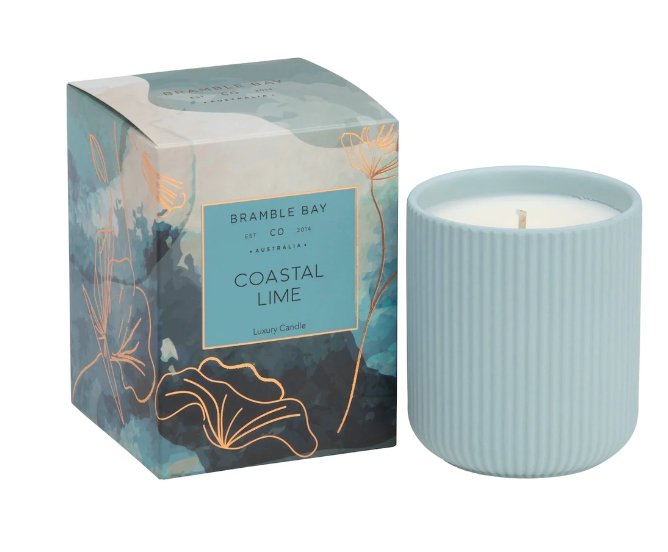 Ceramic Candle - Coastal Lime | Bramble Bay | Home Fragrances | Thirty 16 Williamstown
