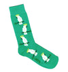 Cockatoos Green Patterned Socks | Lafitte | Socks For Him &amp; For Her | Thirty 16 Williamstown