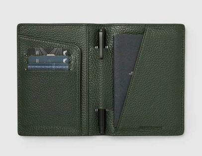 Earle Passport Holder - Olive Green | Kinnon | Business & Travel Bags & Accessories | Thirty 16 Williamstown