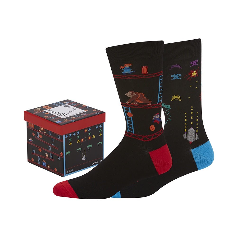 Gift Boxed Bamboo Socks 2 Pk (7-11) - Arcade Multi | Bamboozld | Socks For Him & For Her | Thirty 16 Williamstown