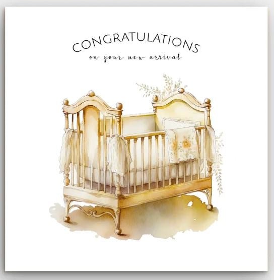 Greeting Card - On Your New Arrival | Basically Paper | Greeting Cards | Thirty 16 Williamstown