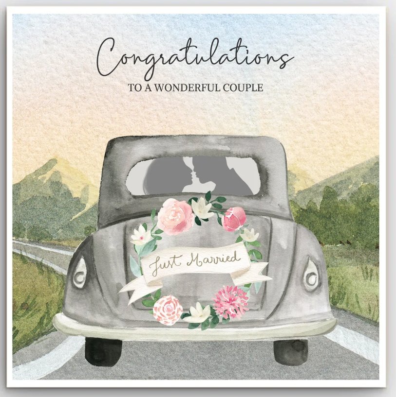 Greeting Card - Wedding Car | Basically Paper | Greeting Cards | Thirty 16 Williamstown