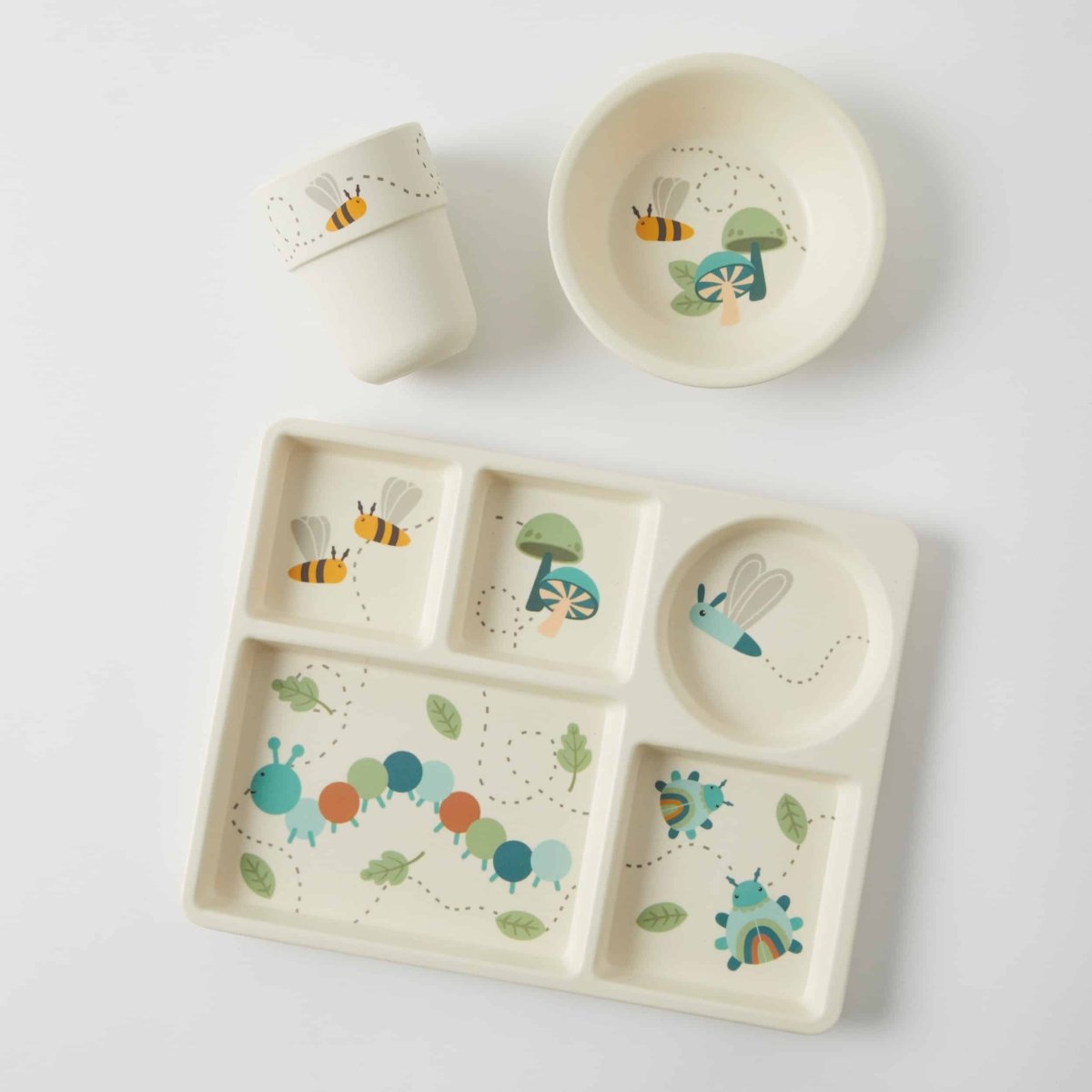 Little Critters Bamboo 3pc Dining Set - Blue | Jiggle & Giggle | Children's Dinnerware | Thirty 16 Williamstown