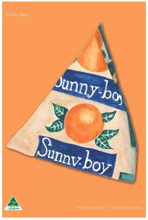 Luxury Microfibre Tea Towel - Sunny Boy Orange | K E Design | Aprons, Mitts &amp; Tea Towels | Thirty 16 Williamstown