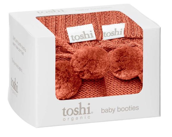 Organic Booties Marley - Safron 000 | Toshi | Pre Walkers, Booties & Mittens | Thirty 16 Williamstown