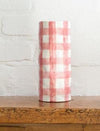Pink Gingham Vase - Medium | Noss | Decorator | Thirty 16 Williamstown