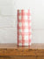 Pink Gingham Vase - Medium | Noss | Decorator | Thirty 16 Williamstown