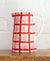 Pink & Red Gingham Jug - Medium | Noss | Decorator | Thirty 16 Williamstown