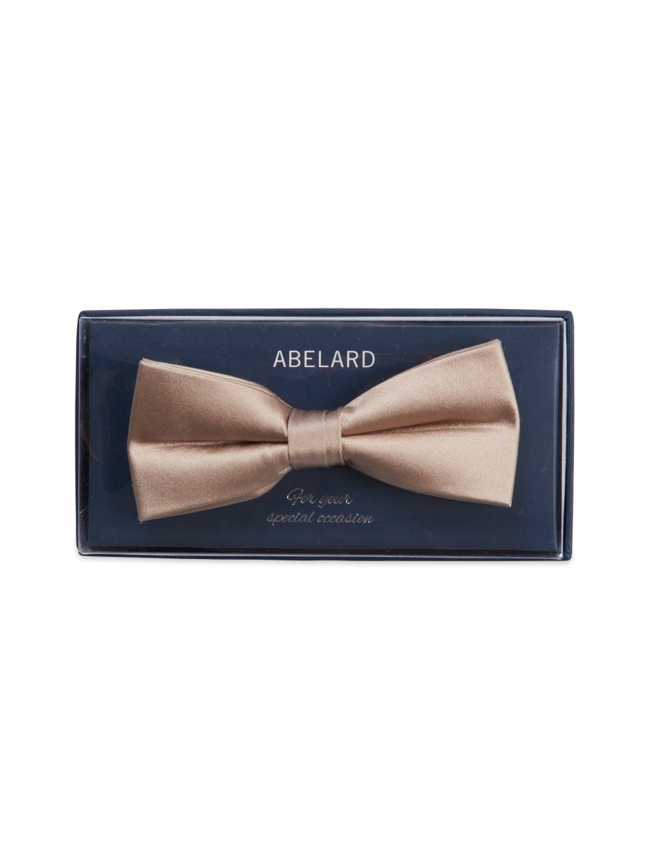 Plain Satin Bow Tie - Champagne | Abelard | Men's Accessories | Thirty 16 Williamstown