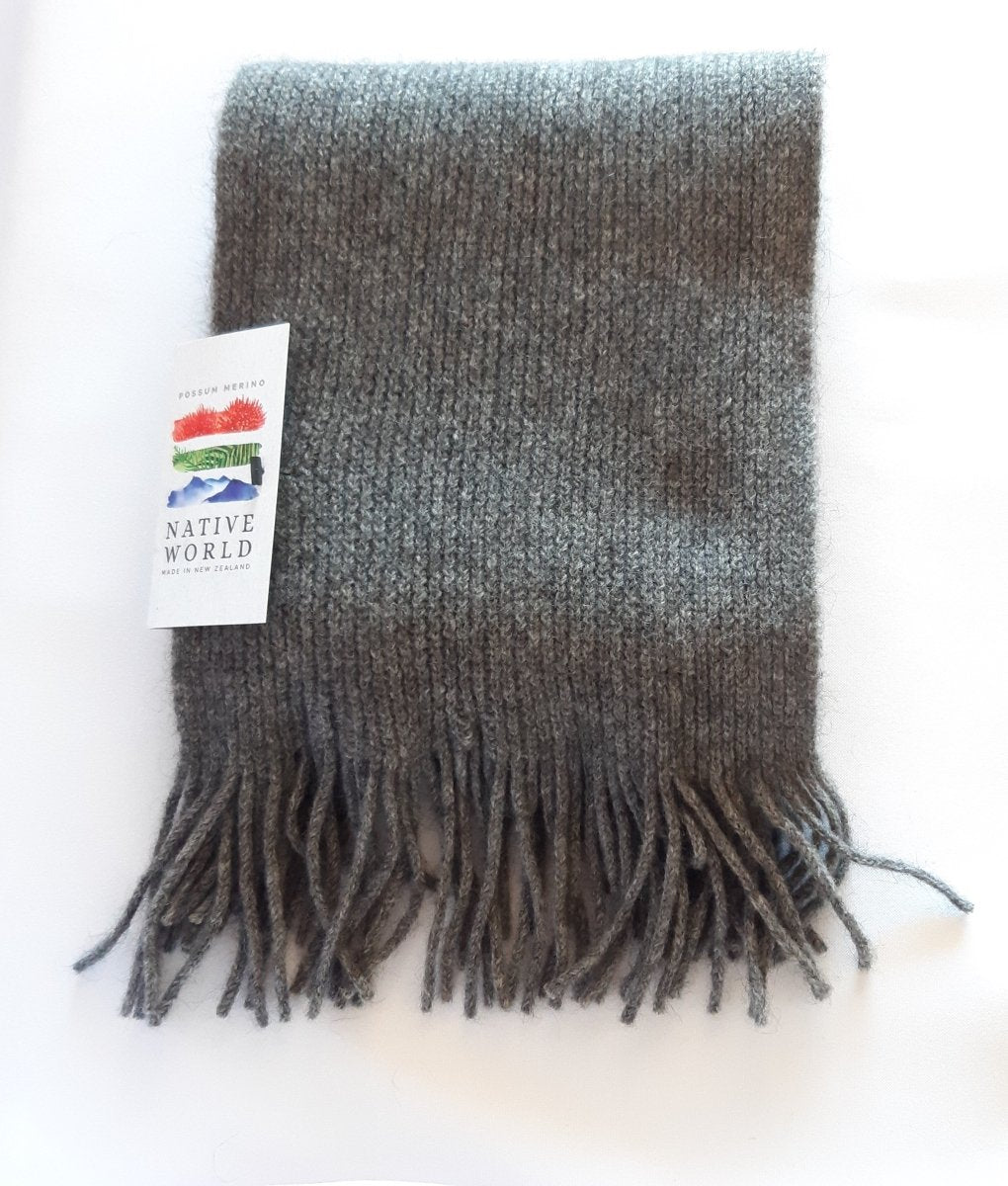 Plain Scarf - Silver | Native World | Hats, Scarves & Gloves | Thirty 16 Williamstown