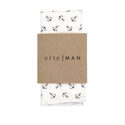 Pocket Square - Anchor | Ortc | Men's Accessories | Thirty 16 Williamstown
