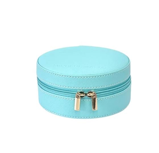 Round Jewellery Case - Ocean | Mindful Marlo | Accessories | Thirty 16 Williamstown