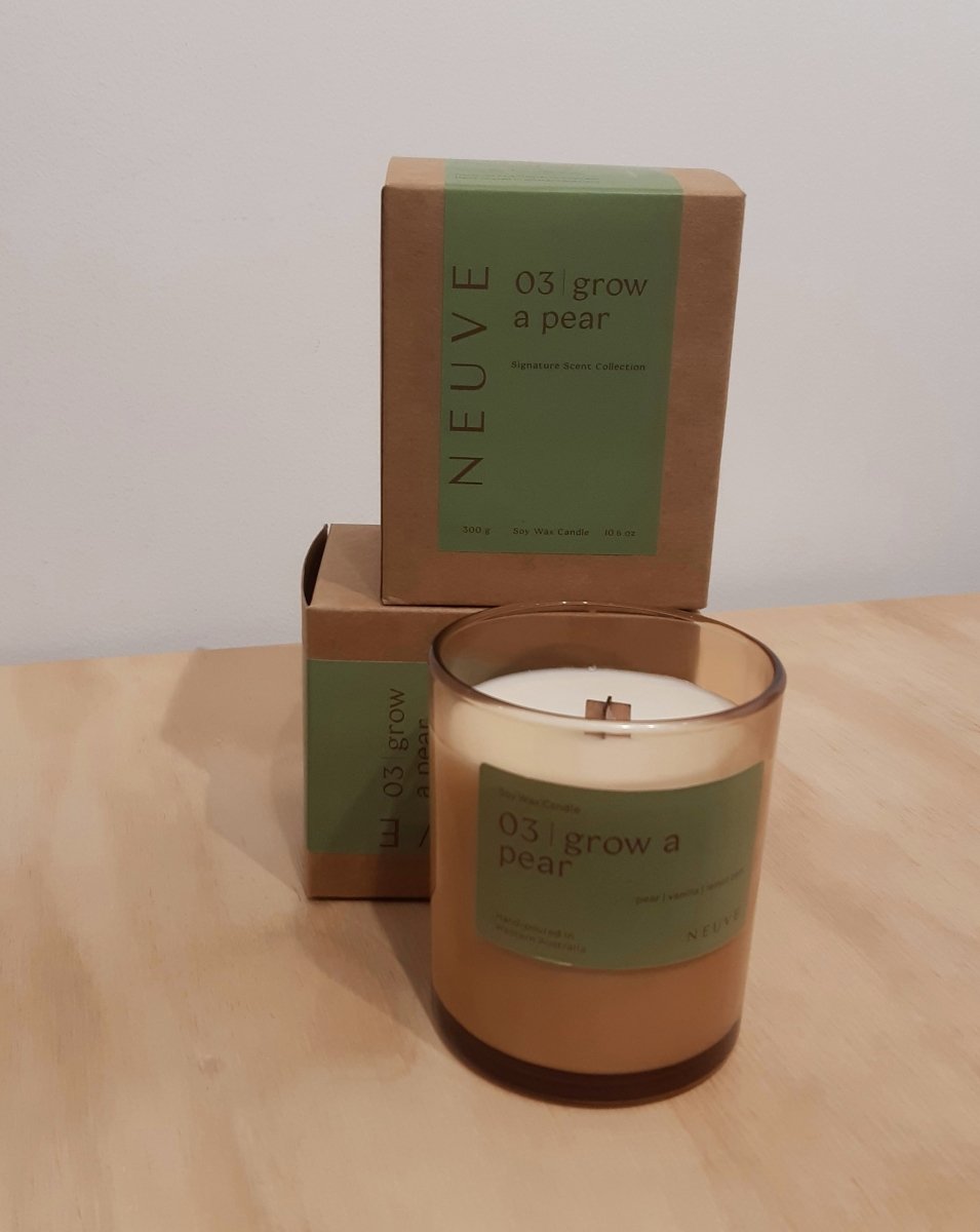 Soy Candle - 03 grow a pear | Neuve | Home Fragrances | Thirty 16 Williamstown