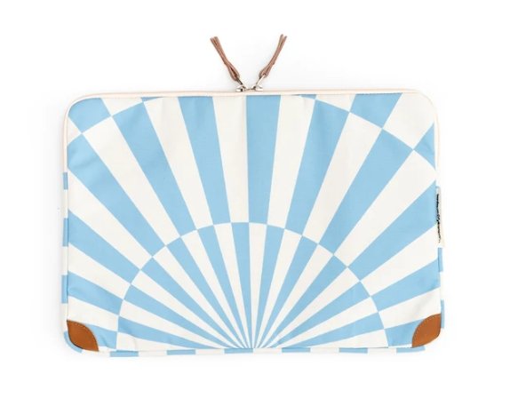 The Laptop Sleeve - Classic Blue Spiral | Business & Pleasure Co | Beach Collections | Thirty 16 Williamstown