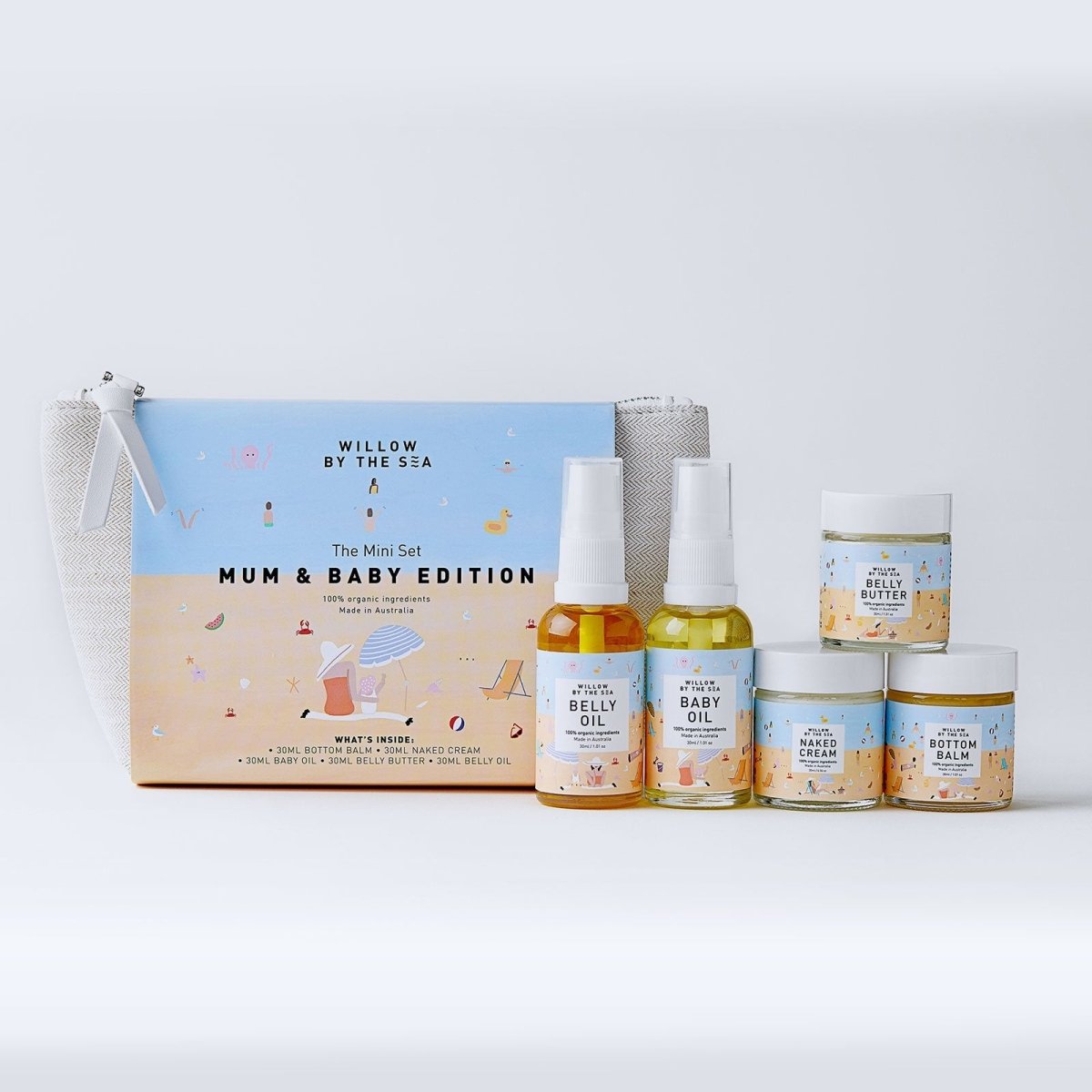 The Mini Set - Mum and Baby | Willow by the Sea | Mother & Baby Skin Care | Thirty 16 Williamstown