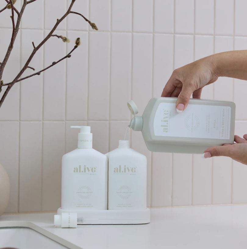 1 LT Hand & Body Wash REFILL - Mango & Lychee | Al.ive Body | Body Lotion & Wash | Thirty 16 Williamstown