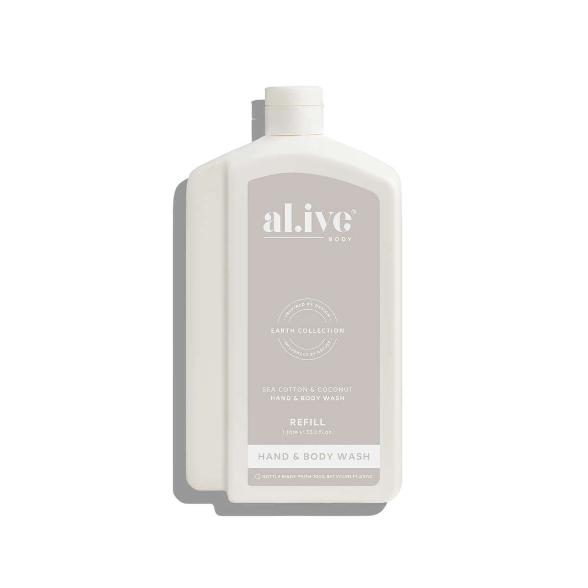 1 LT Hand & Body Wash REFILL - Sea Cotton & Coconut | Al.ive Body | Body Lotion & Wash | Thirty 16 Williamstown