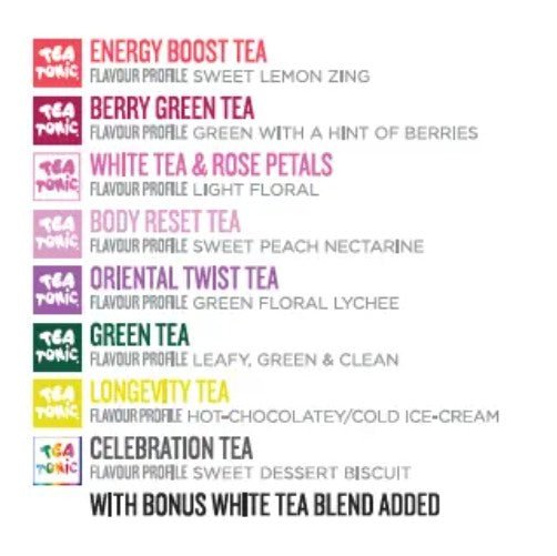 10 Teabag Box - Green | Tea Tonic | Tea & Accessories | Thirty 16 Williamstown