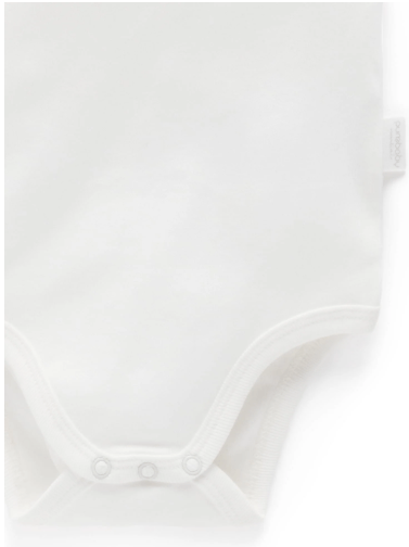 2 Pkt Singlet Bodysuit - Vanilla Nautica | Purebaby | Baby &amp; Toddler Bodysuits &amp; Singlets | Thirty 16 Williamstown
