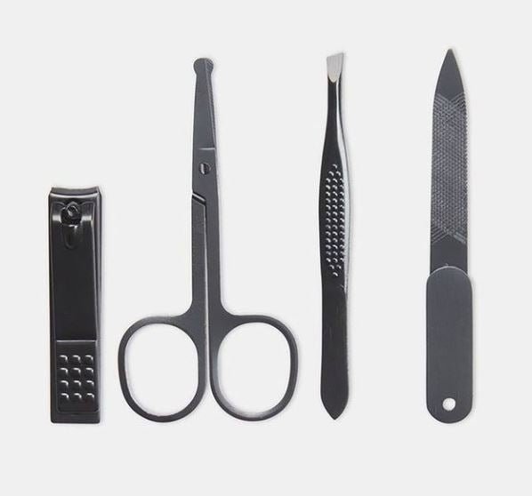 4Pc Stainless Steel Manicure Set - Navy | Ben Sherman | Men&#39;s Accessories | Thirty 16 Williamstown