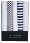 5 Pack Hankie Boxed Set - Navy/White | Van Heusen | Men&#39;s Accessories | Thirty 16 Williamstown