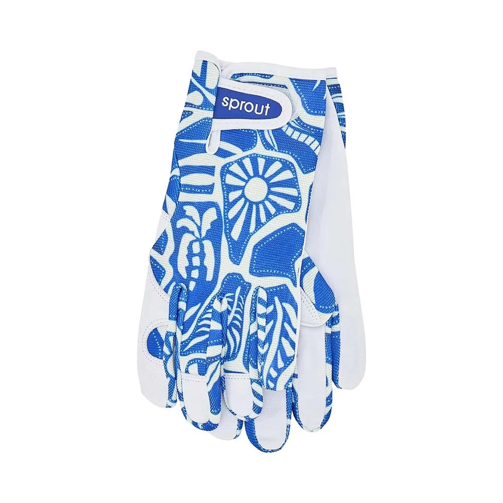 Goatskin Gloves - Blue Oasis