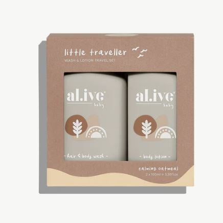 Baby Little Traveller Wash &amp; Lotion Calming Oatmeal