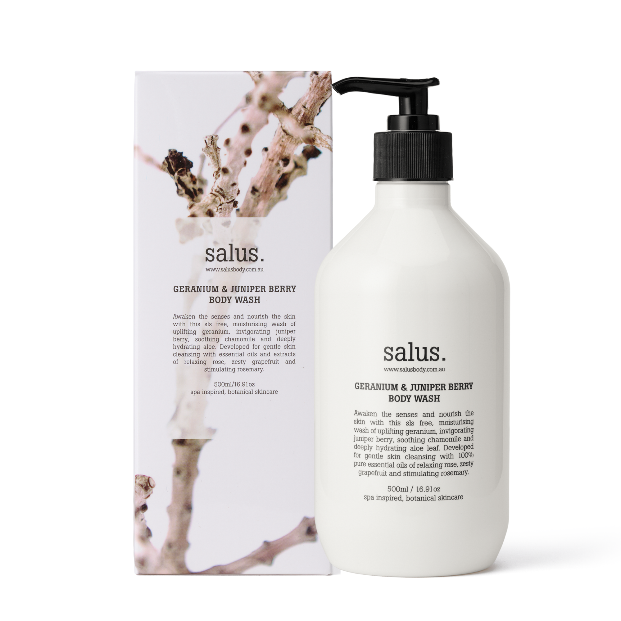 Geranium &amp; Juniper Berry Body Wash 500ml