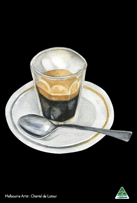 Luxury Non Smear Tea Towel - Espresso Black