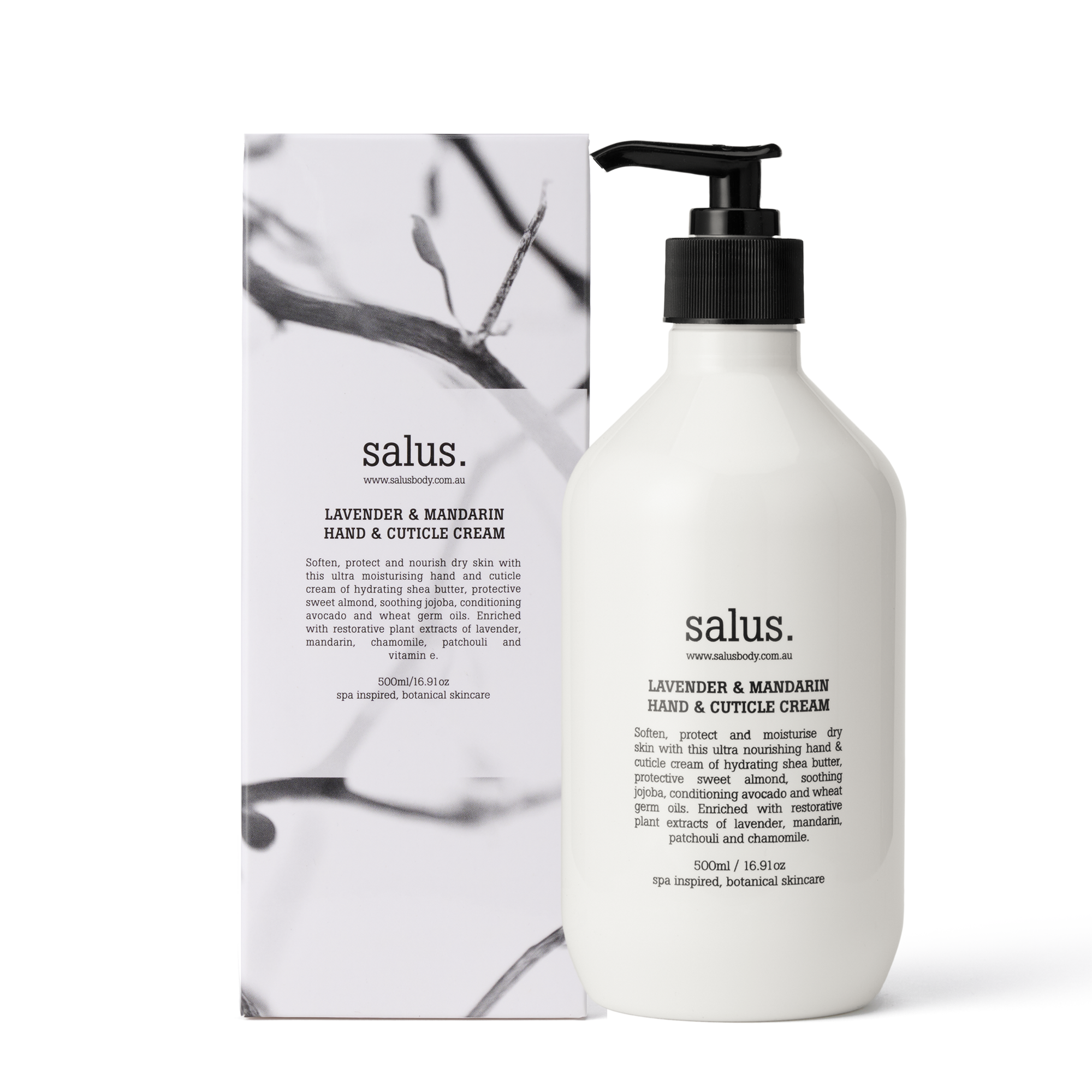 Lavender &amp; Mandarin Hand &amp; Cuticle Cream 500ml