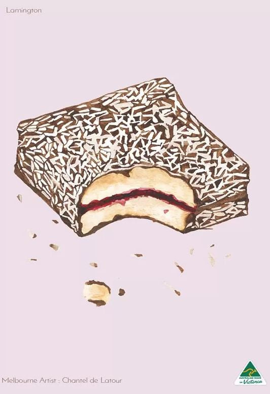 Luxury Non Smear Tea Towel - Lamington Light Pink