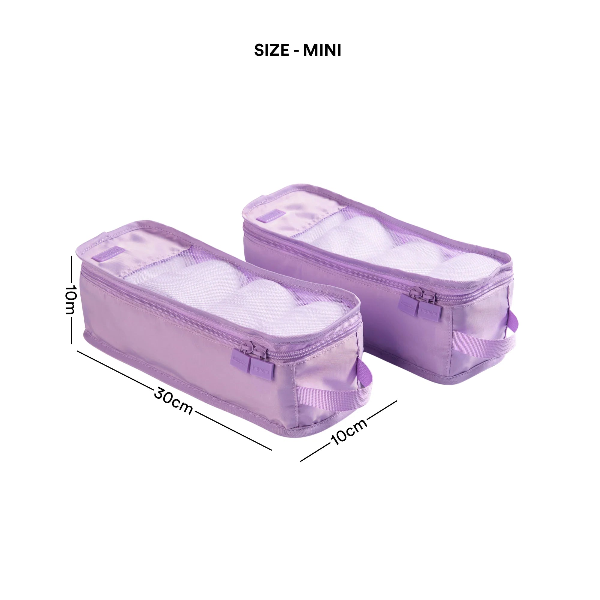 Luggage Organiser Mini 2 Pack - Lilac