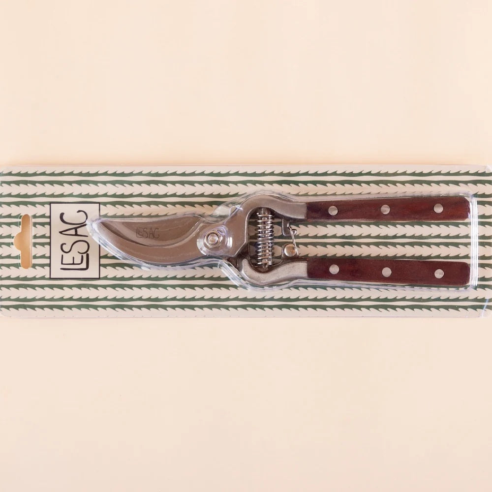 Premium Wooden + Steel Secateurs