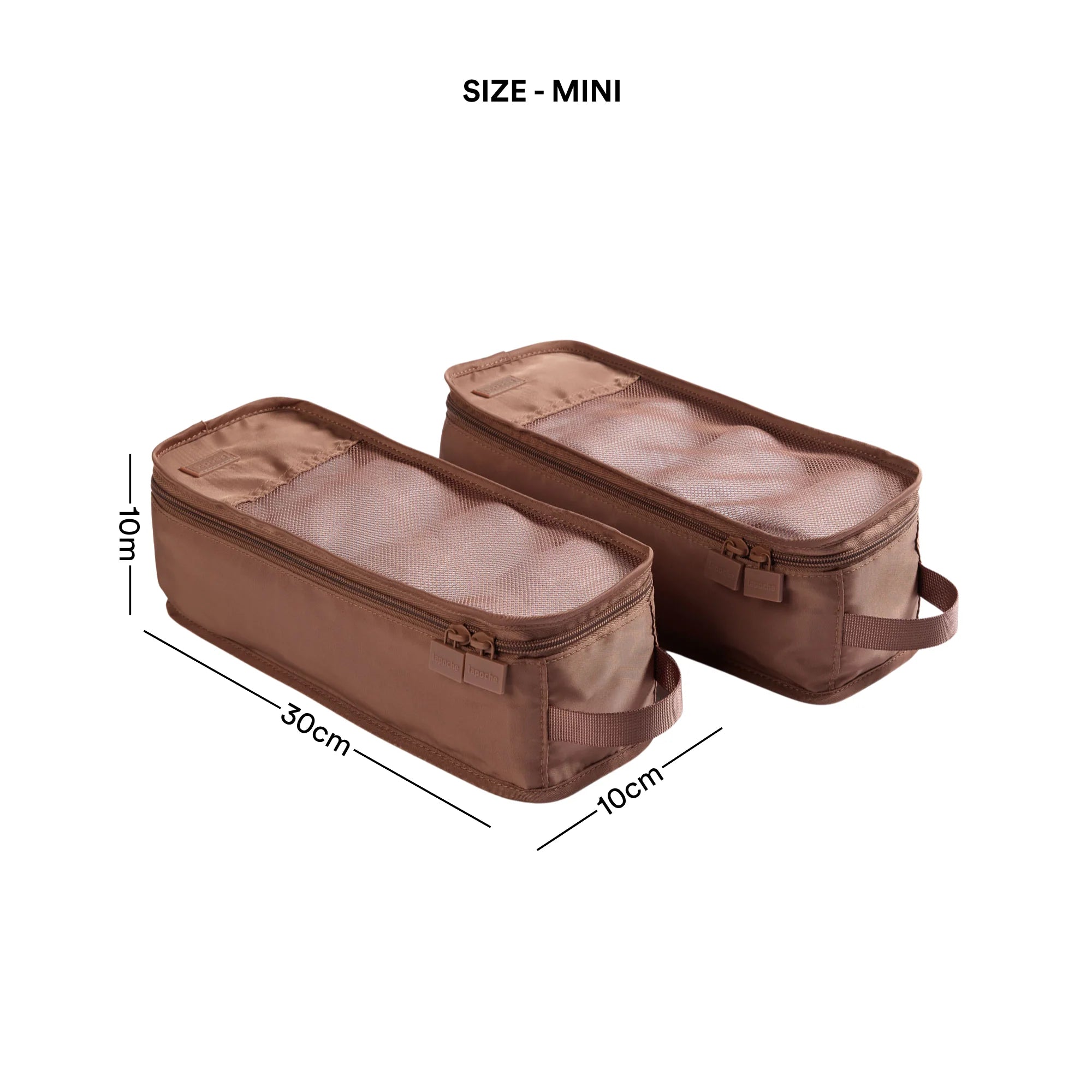 Luggage Organiser Mini 2 Pack - Mocha