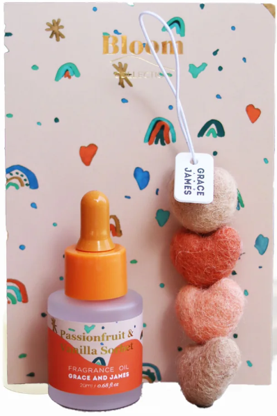 Passionfruit &amp; Vanilla Sorbet Heart Felt Air Freshener