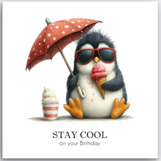 Greeting Card - Birthday Stay Cool