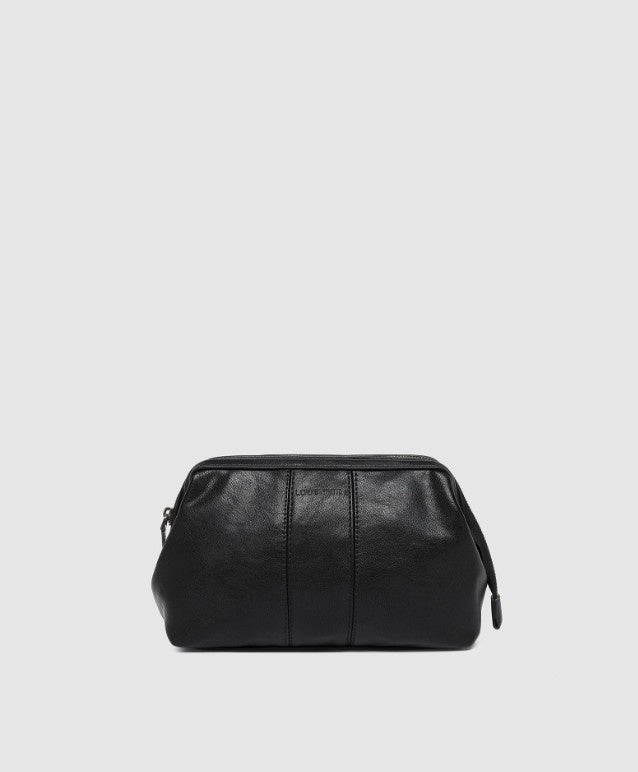 Albie Toiletry Bag -  Saddle Black