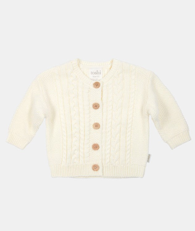 Organic Cardigan Yummy - Cream