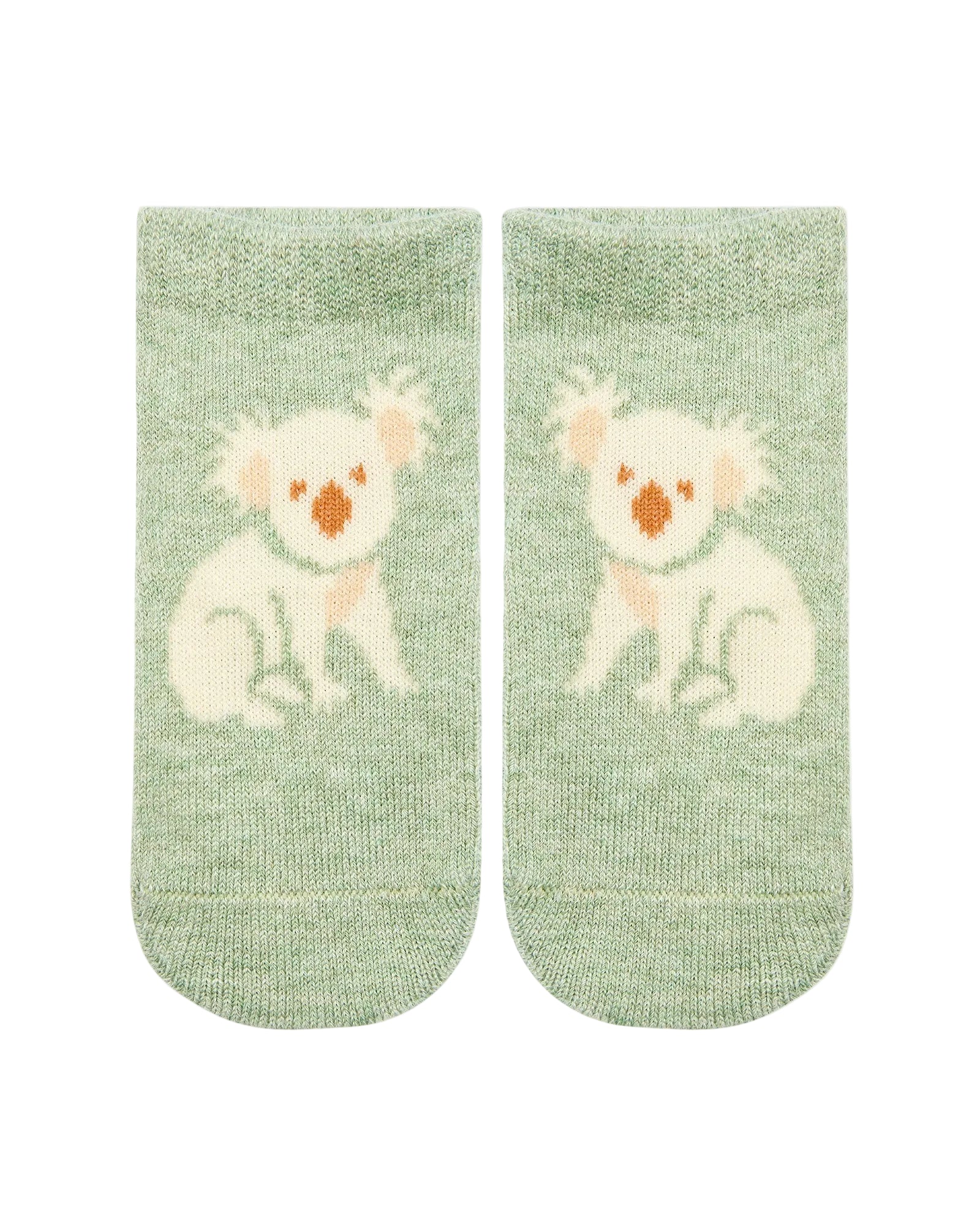 Organic Baby Socks - Jacquard Koala