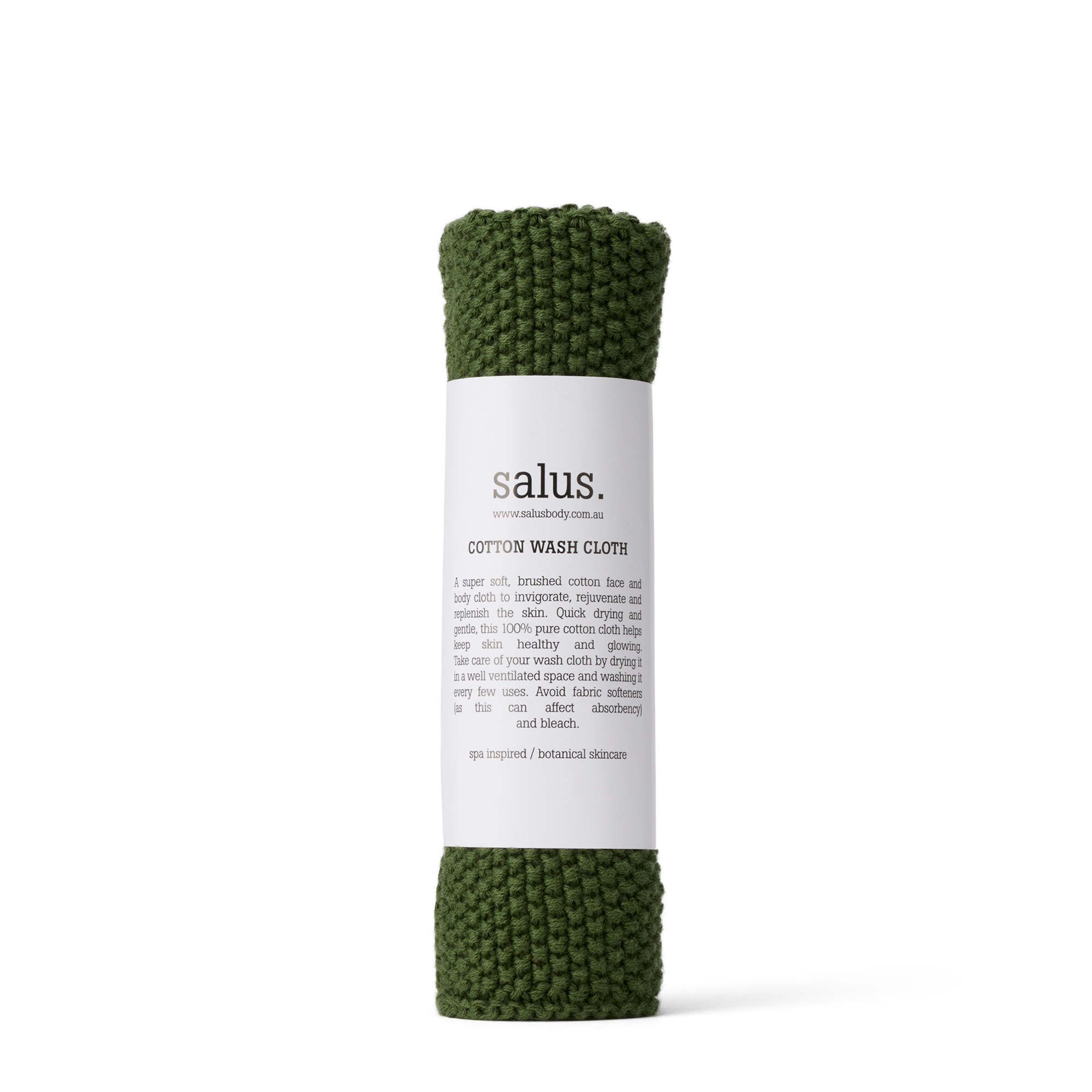 Cotton Wash Cloth - Green