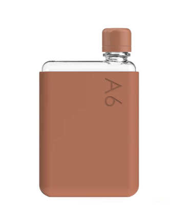 A6 Memobottle With Silicone Sleeve - Terracotta | Memobottle | Drink Bottles | Thirty 16 Williamstown