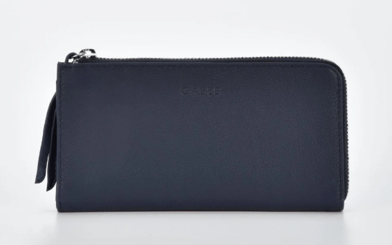Alina RFID Safe Leather Zip Around Wallet - Navy | Gabee | Coin Purses & Wallets | Thirty 16 Williamstown